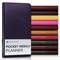 Gallery Leather Pocket Weekly and Monthly Planner 2026, Elegantly Bound Calendar Planner and Notebook with Stylish Gold-Gilded Page Edges, 12 Months - 6 x 3.25 "
